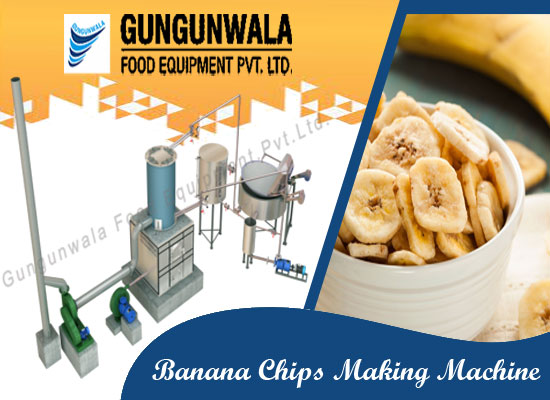 Gungunwala’s Food Processing Equipment with High-Quality Durable Banana Chips Making Machine.