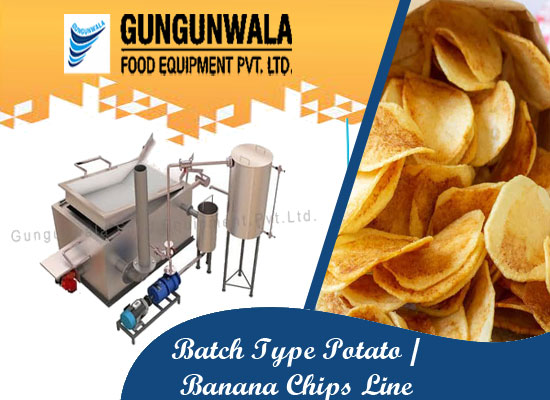 The Best Price Offer of Batch Type Potato / Banana Chips Line Manufacturer in India.