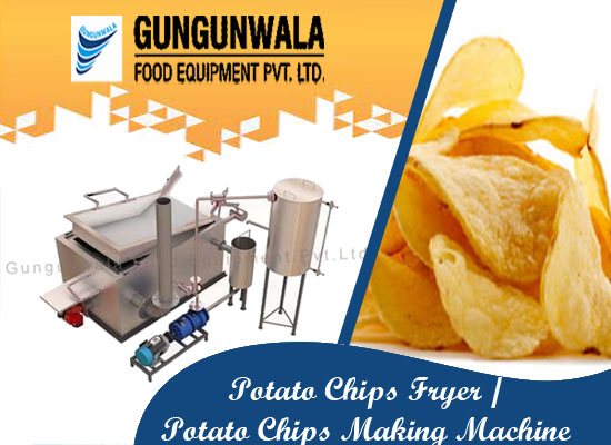 Potato Chips Fryer / Potato Chips Making Machine