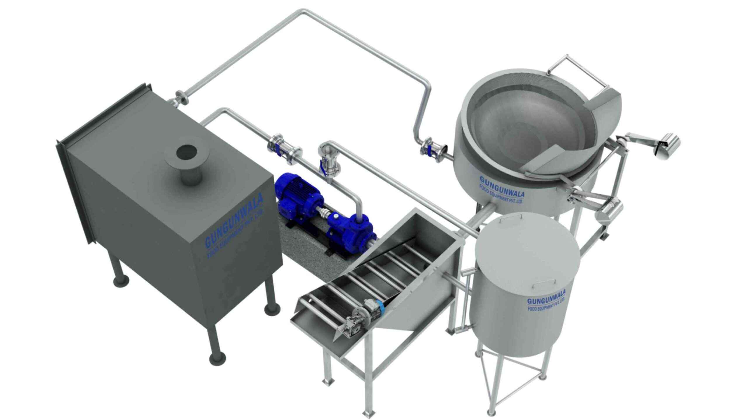 Circular Batch Fryer with External Heat Exchanger Manufacturer